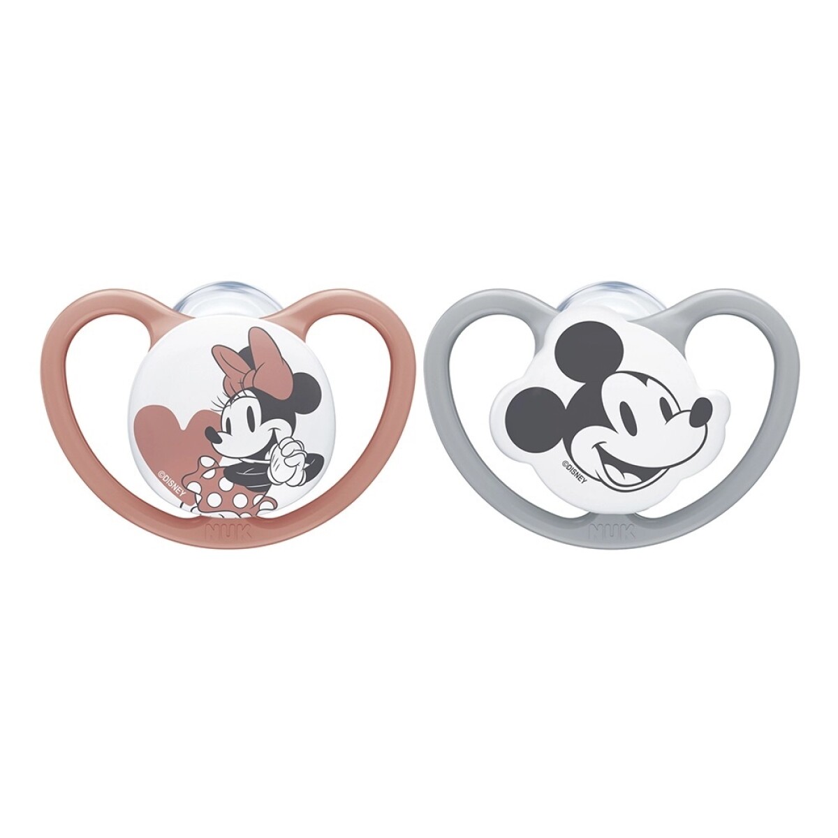 NUK CHUPETE SILICONA SPACE DISNEY 6 a 18 MESES ROJO 2 U 