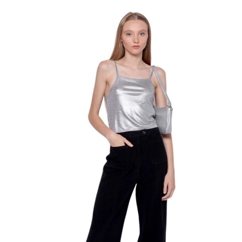 TOP NOLITA XS-L PLATEADO