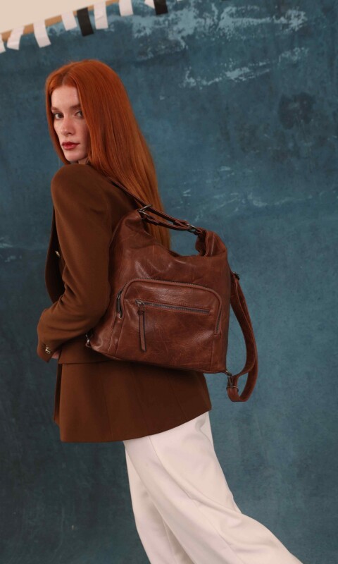 CARTERA MOCHILA VERBENA HABANO