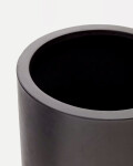 Macetero Aiguablava de cemento negro Ø 42 cm