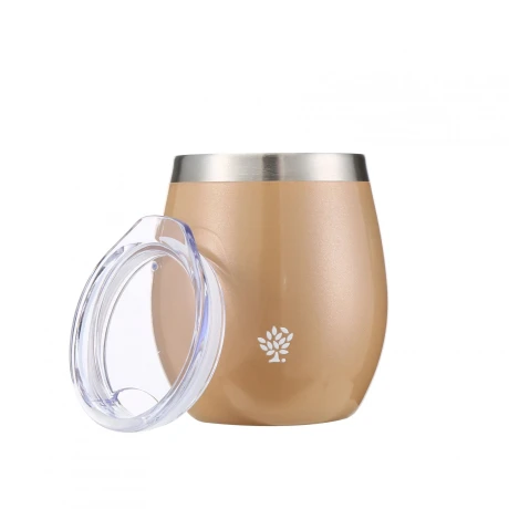Mate Terrano Acero Inoxidable con Tapa ORO