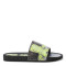 Sandalias Infantiles Marvel Smash Slide Hulk Kids Negro - Plateado - Verde