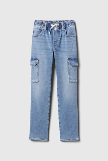 Jean Pull On Straight Niño Light Wash