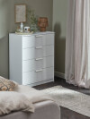Cómoda JENSLEV 4 cajones blanco Cómoda JENSLEV 4 cajones blanco