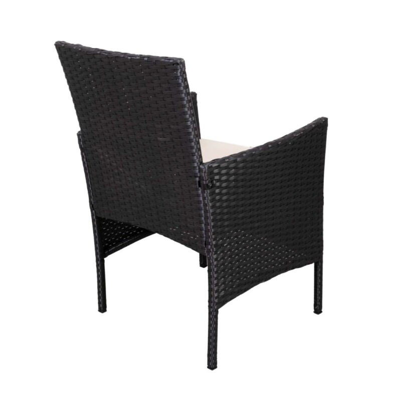 Living Exterior Rattan Sintético y Acero NEGRO APOLO Living Exterior Rattan Sintético y Acero NEGRO APOLO