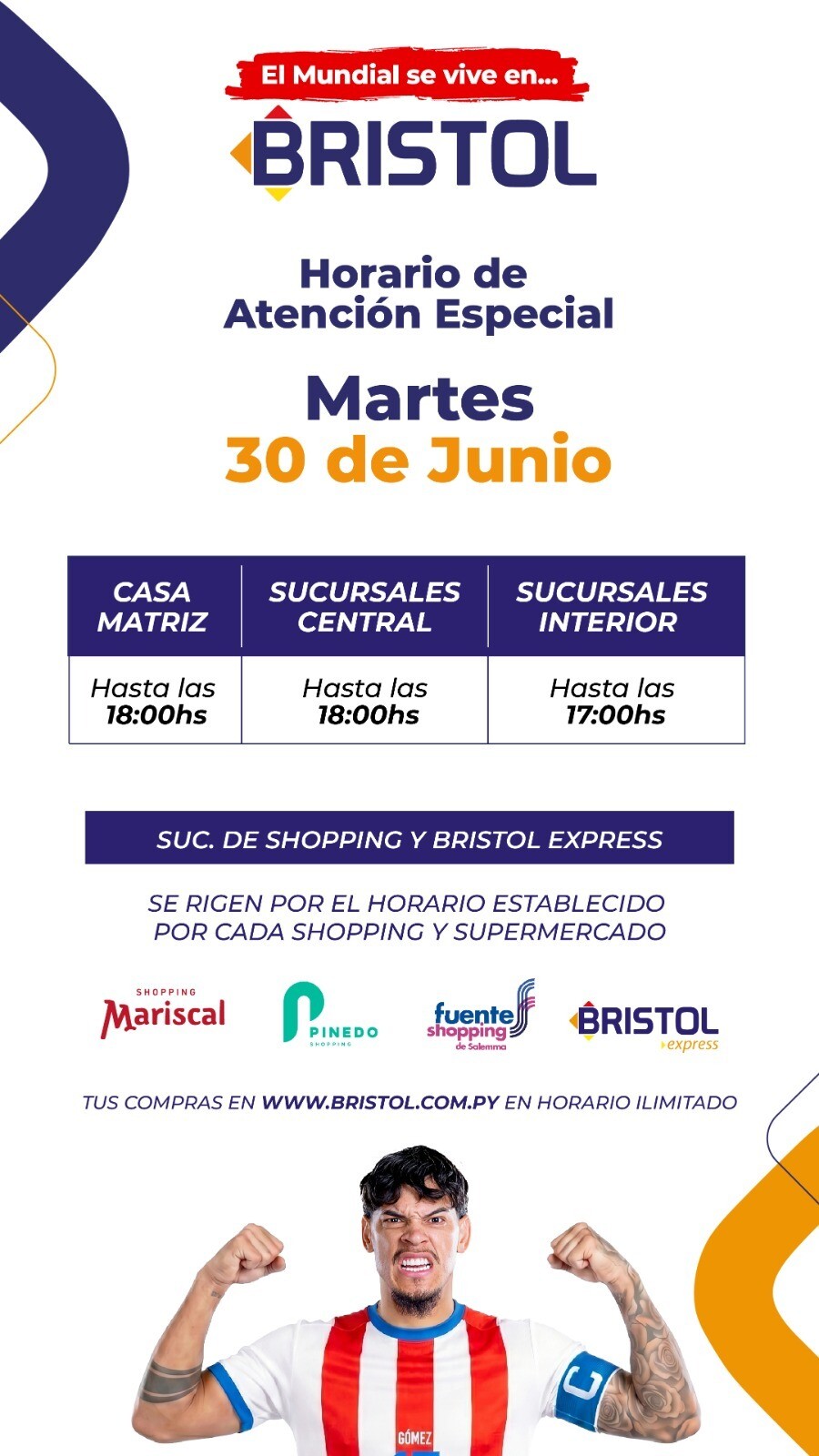 Horario de ATENCION FERIADO
