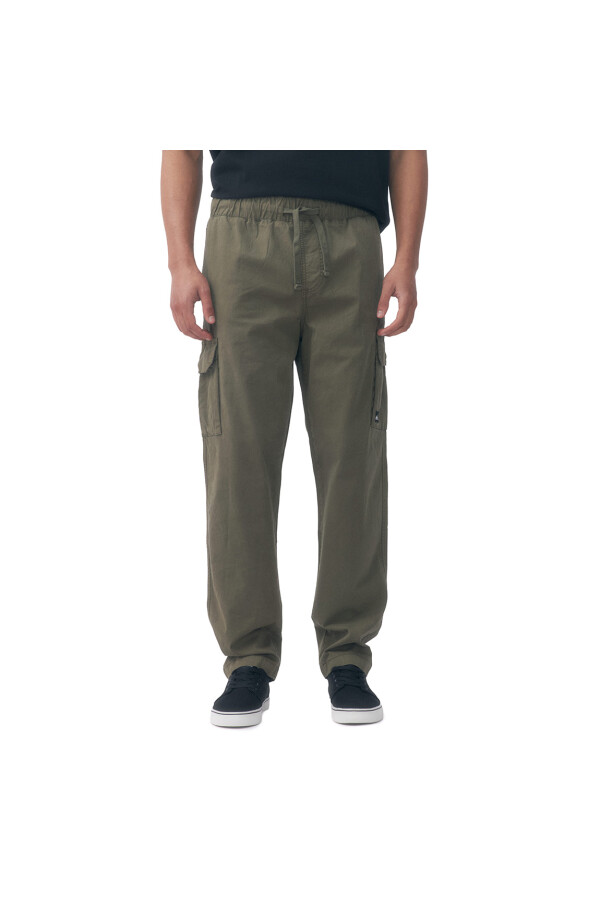 Quiksilver Pantalón Cargo Hombre - Verde Verde