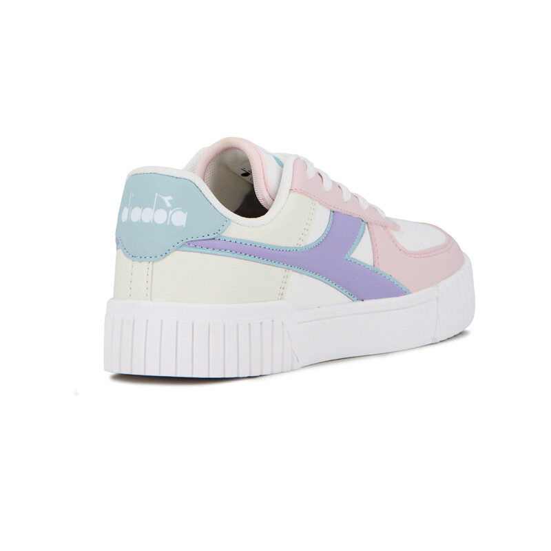 Championes Diadora Bampu Mujer Blanco-Rosado