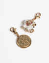 Dijes Lucky charm Set De Charms Elefante Y Trébol - Dorado