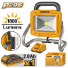 FOCO LED A BATERIA 20V P20S INGCO CON BATERIA Y CARGADOR CWLI20258 FOCO LED A BATERIA 20V P20S INGCO CON BATERIA Y CARGADOR CWLI20258