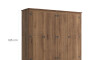 Ropero 4 puertas 2 Cajones Madera - Linea mexicana Nogal