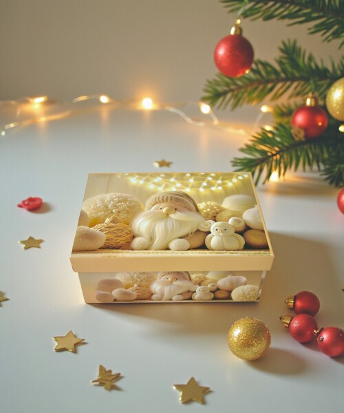 Caja Rigida Navidad 14 x 20 x 8,5 Diseño 2