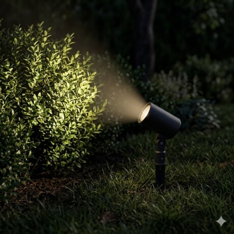 Pincho led 10W Aluminio negro IP65 24 volt 60º Pincho led 10W Aluminio negro IP65 24 volt 60º