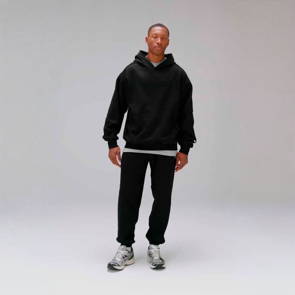 Polera The Go-To Oversized Hoodie Hombre Vintage Grey