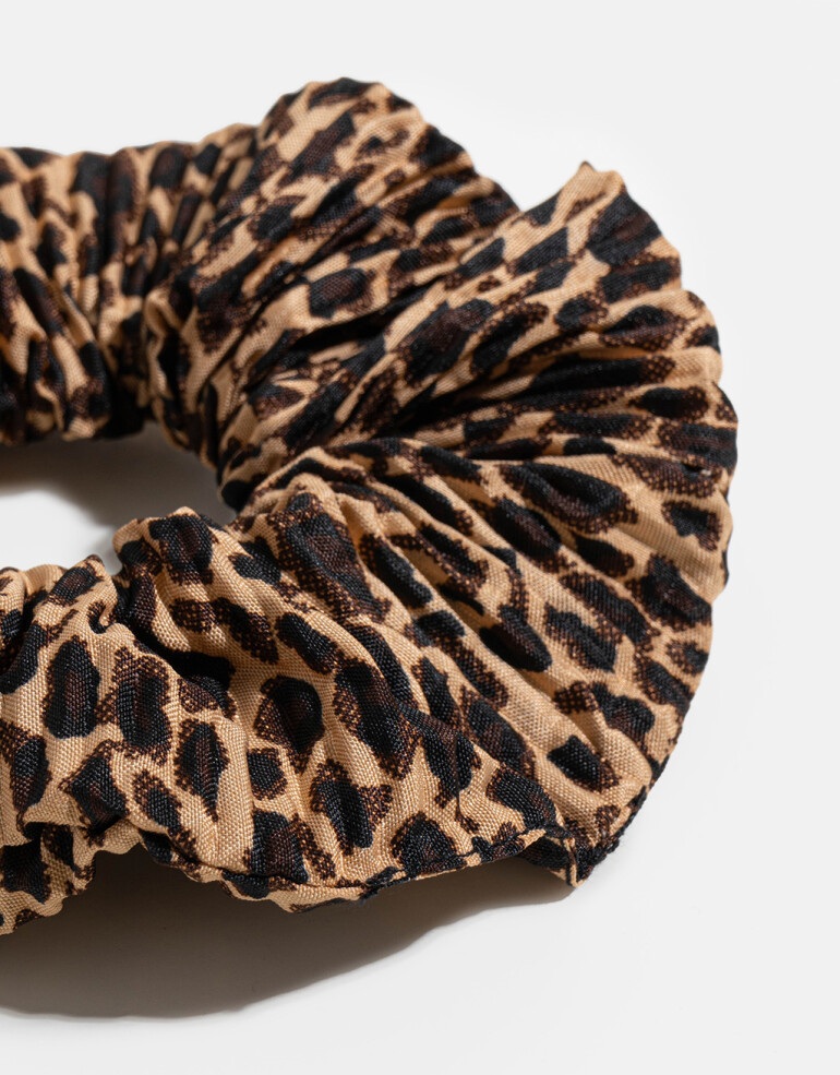 Skunzies Estampados Scrunchie De Animal Print - Estampado Animal Print