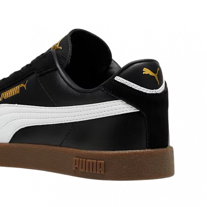 Championes Puma Club Li Era Black/White/Gum