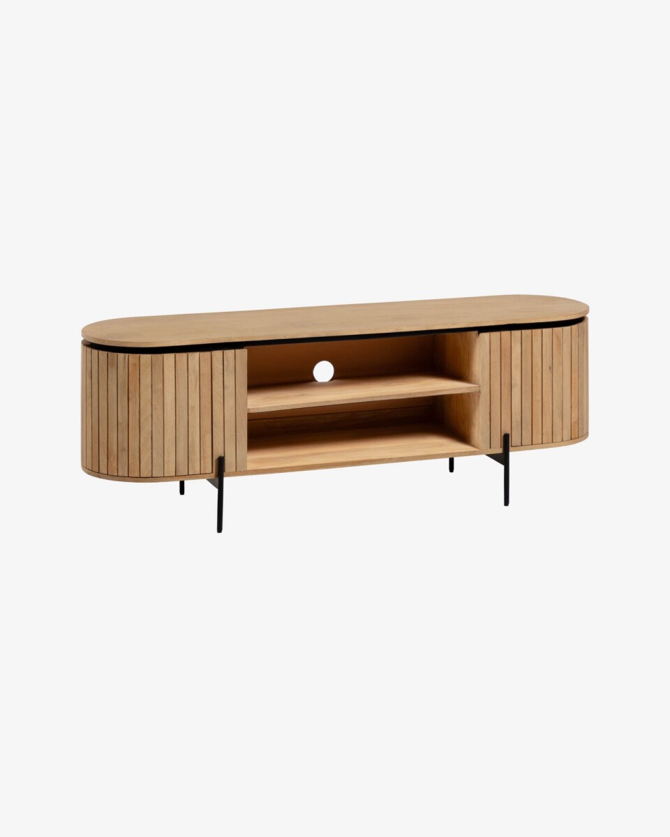 Mueble TV Licia 160 x 55 cm de madera maciza de mango 