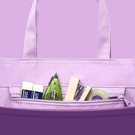 Bolso Escolar P/útiles Multiuso Cartuchera Infantil Rosa