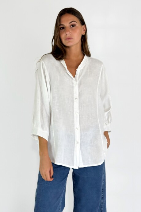 CAMISA MAGENTA Blanco