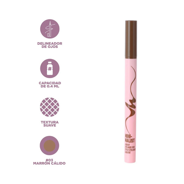 Delineador líquido fino Nº3