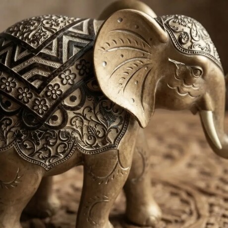 Adorno Elefante Marfil Trompa Abajo Adorno Elefante Marfil Trompa Abajo