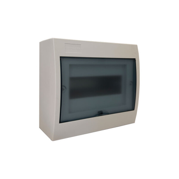 Tablero exterior 8 módulos c/puerta fumé CAJ00067