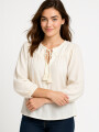 Camisa Aiken Marfil / Off White