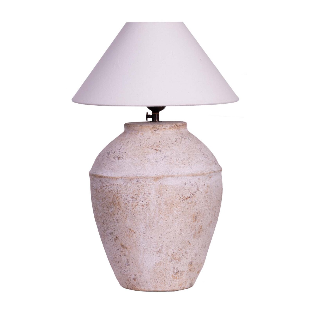 LÁMPARA DE MESA VASE I - CERAMICA NATURAL-BEIGE BEIGE 