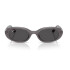 RayBan Oval Gris Traslucido