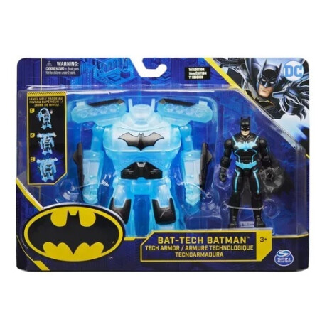 Figura De Batman Bat-tech + Armadura Tecnológica 15cm Figura De Batman Bat-tech + Armadura Tecnológica 15cm