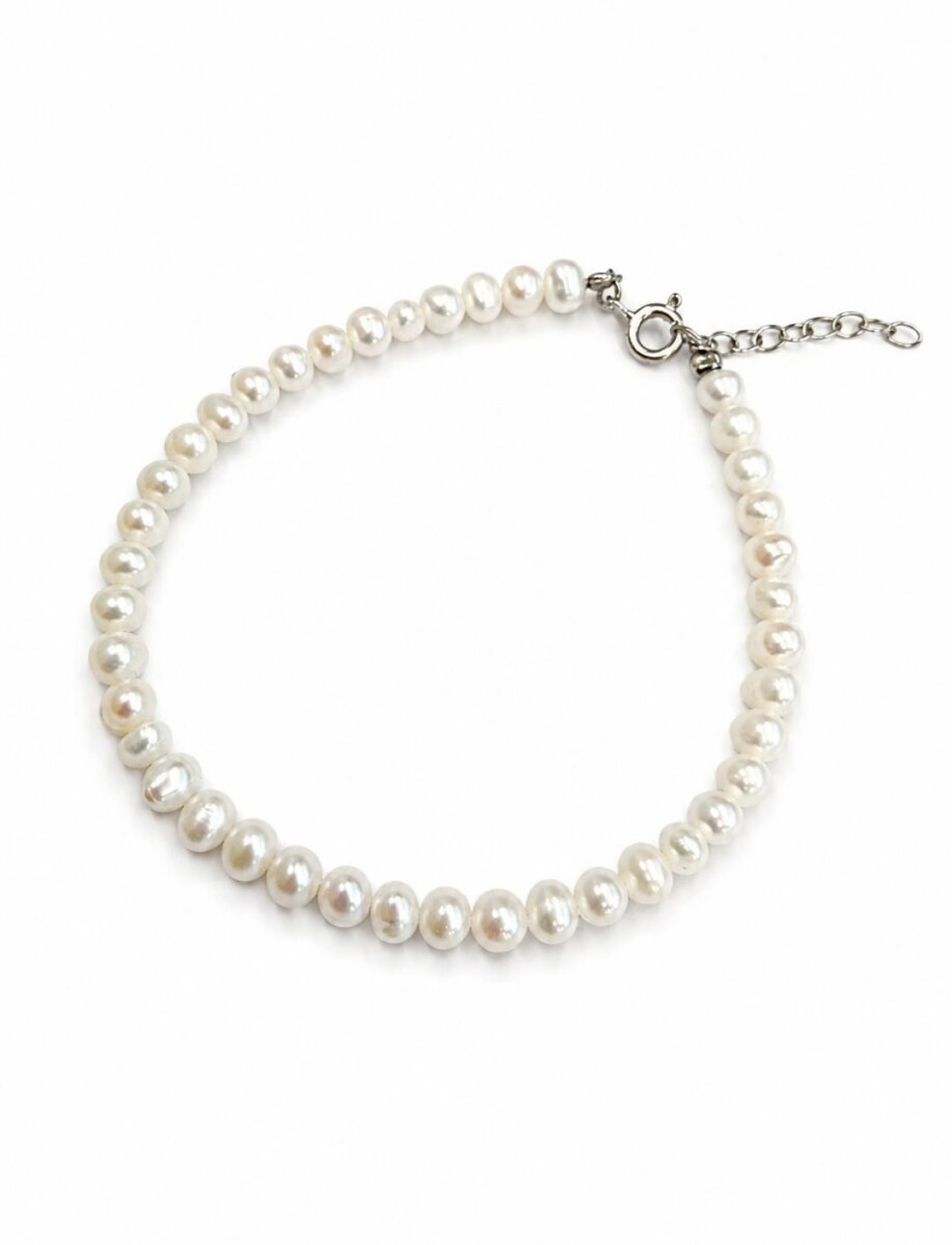 Pulsera con perlas de cultivo de rio 