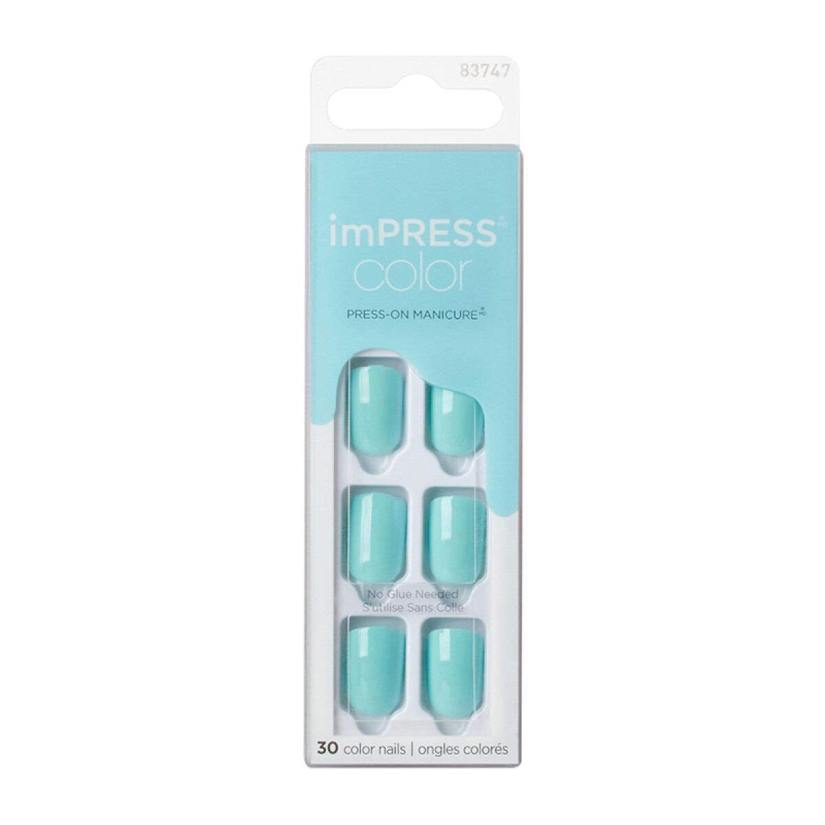 Uñas postizas autoadhesivas Impress - Mint to be 