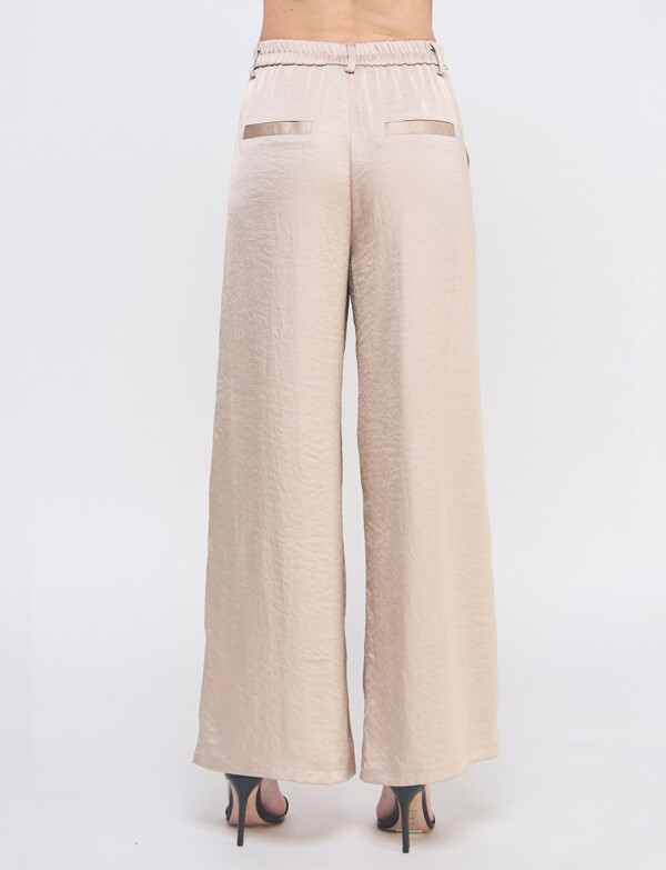 Pantalon Satinado BEIGE