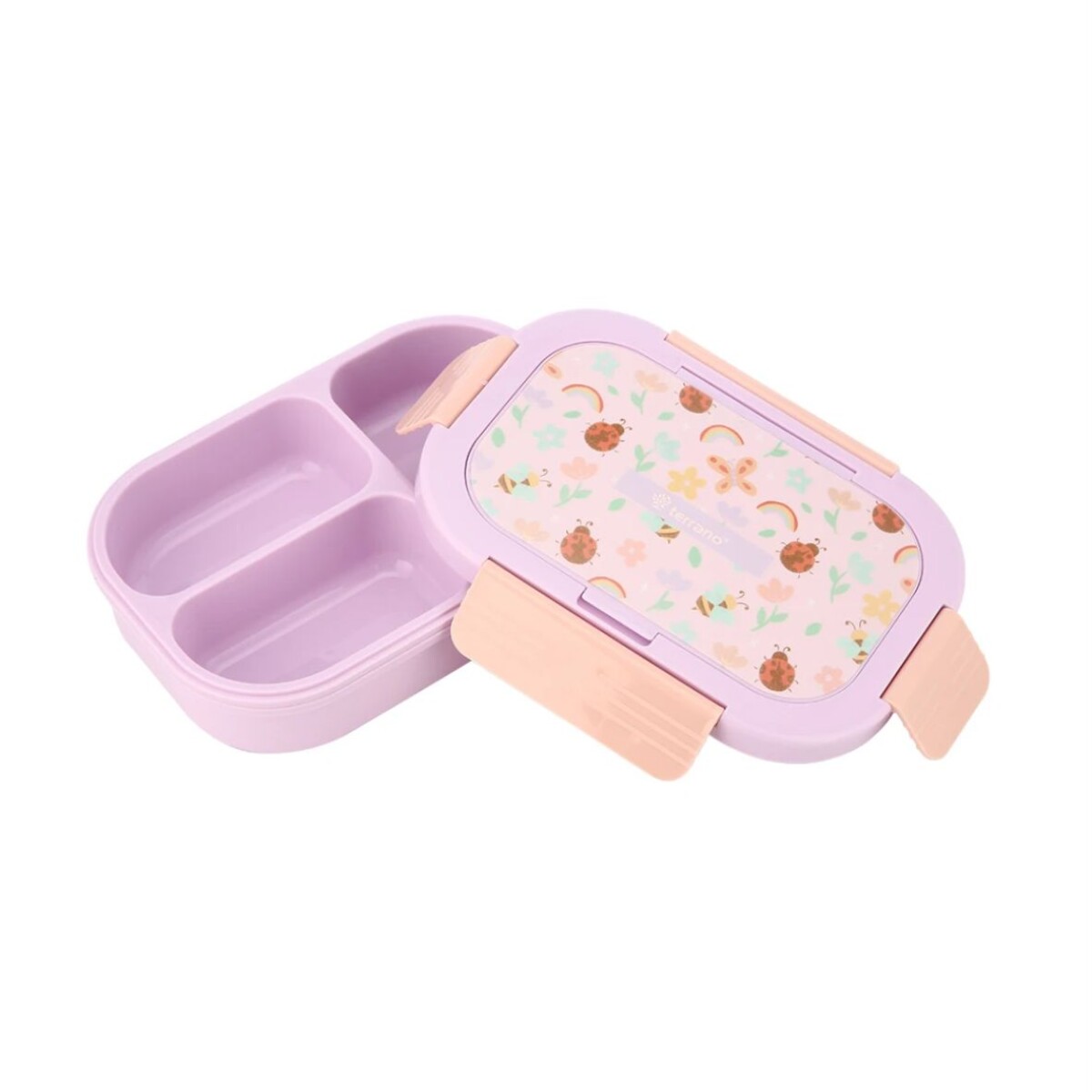 TERRANO LUNCHBOX KIDS PURPLE FLOWER 