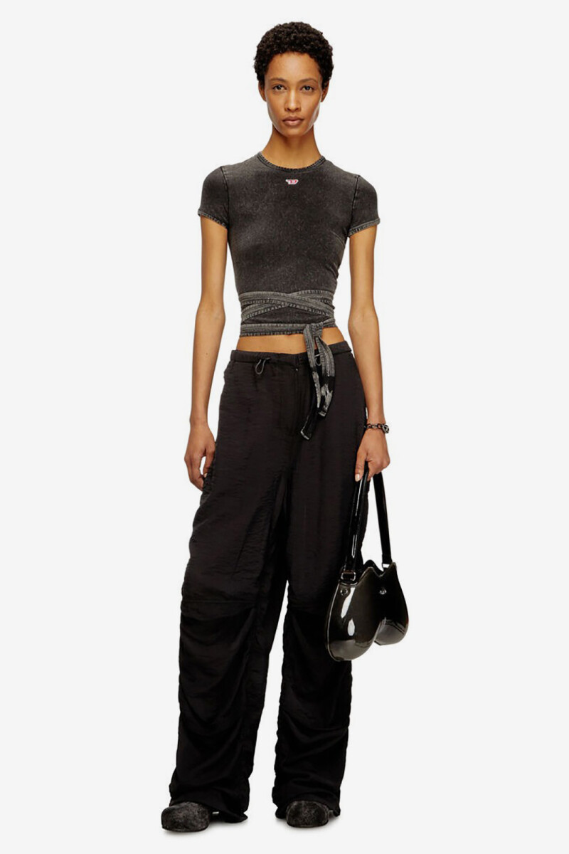 T-BUNNY-TAIL-R1 TOP Negro