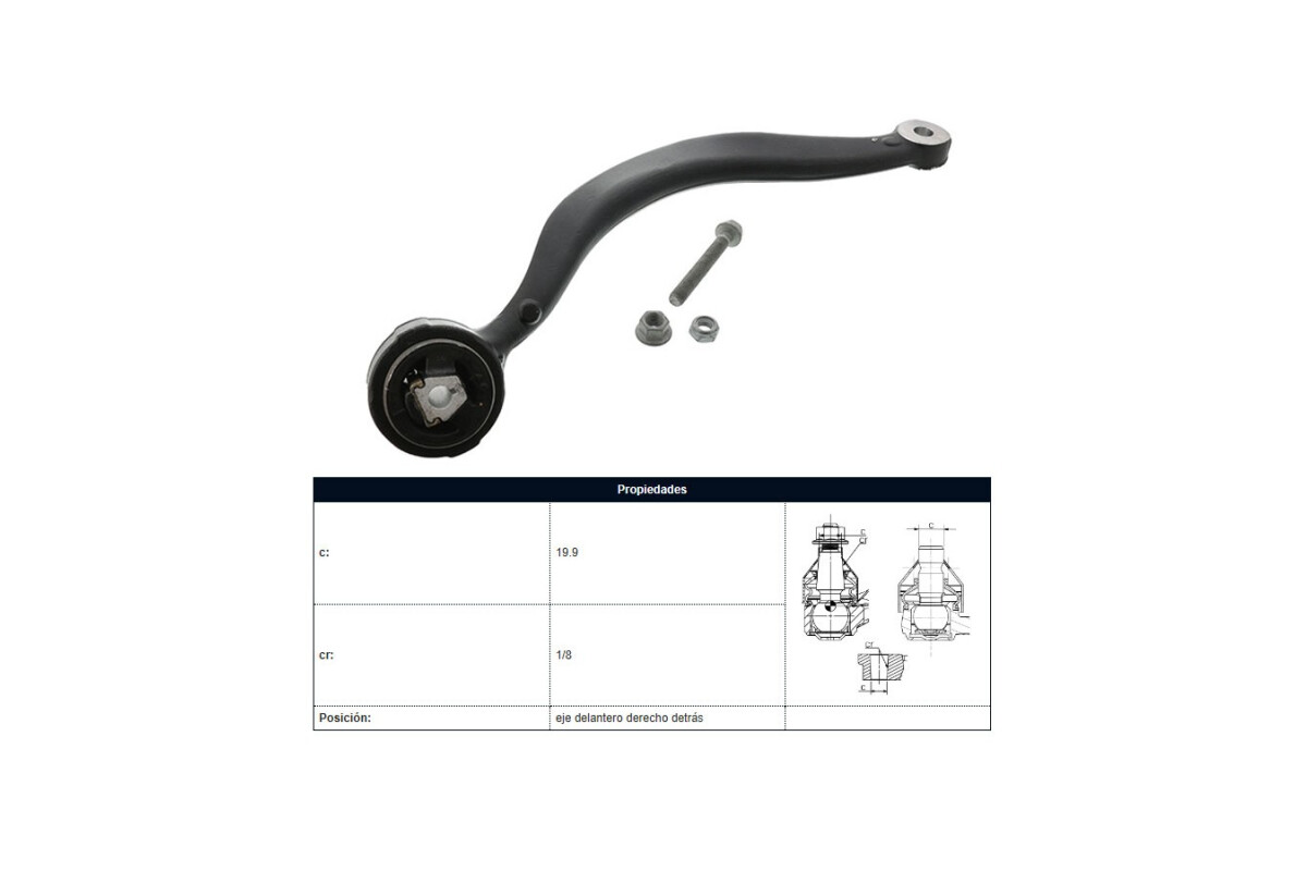 Brazo De Suspension Del BMW X5 D (E53)/X5I (E53) 99-05 Der Brazo De Suspension Del BMW X5 D (E53)/X5I (E53) 99-05 Der