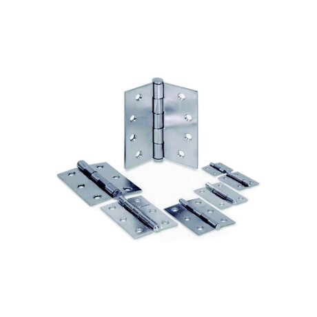 Bisagra acero inox 4" Hermex 102mm la unidad Bisagra acero inox 4" Hermex 102mm la unidad