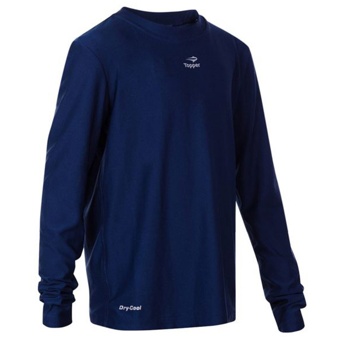 Remera Infantil Topper m/Larga Boys - Azul Marino 