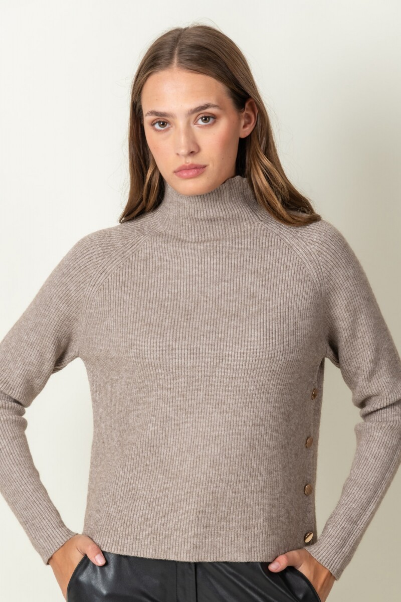 Sweater dama - Tostado 