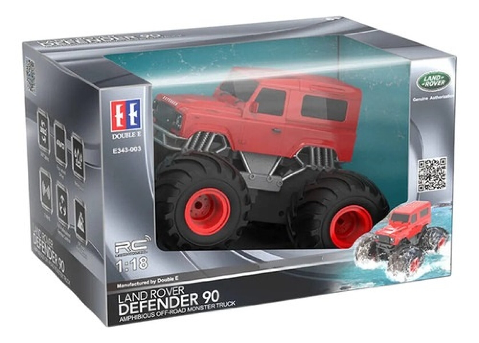 Camioneta Todoterreno Land Rover Double E A Control anfibio 