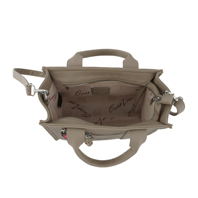 Cartera Las Oreiro Marrón Camel