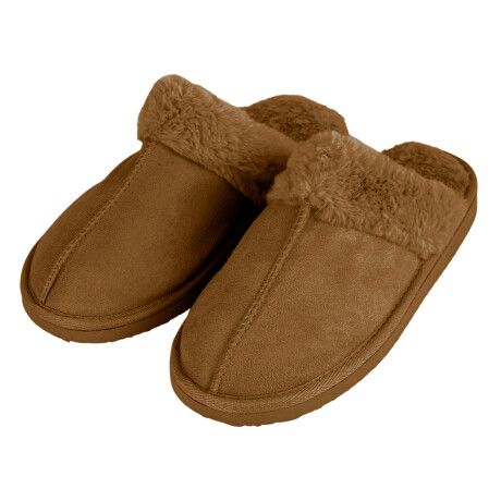 Pantufla de gamuza de dama Pantufla de gamuza de dama