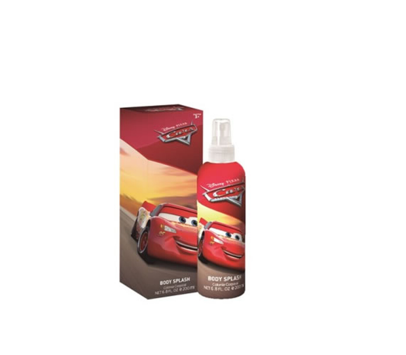 Colonia Cars Body Splash 200ml – Frescura Infantil 