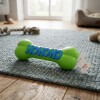 Hueso De Juguete Para Perros 23 X 8 Cm Con Chifle VERDE