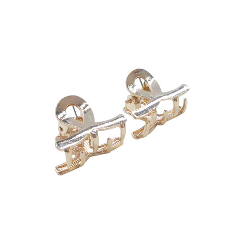 Broches pinzas dorada 2pcs Broches Pinzas Dorada 2pcs