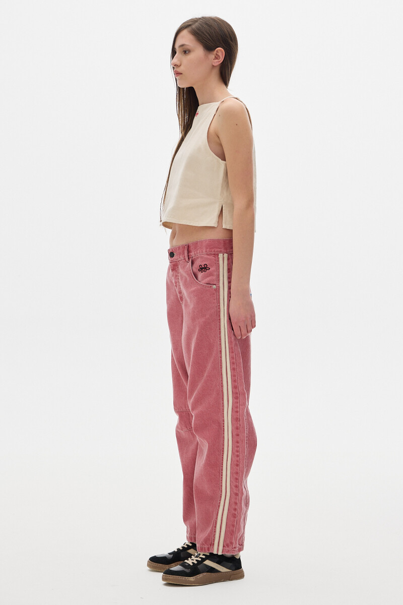Jean Barrel Sporty Cherry