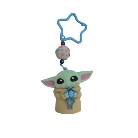 Llavero Grogu terciopelo diseño 3