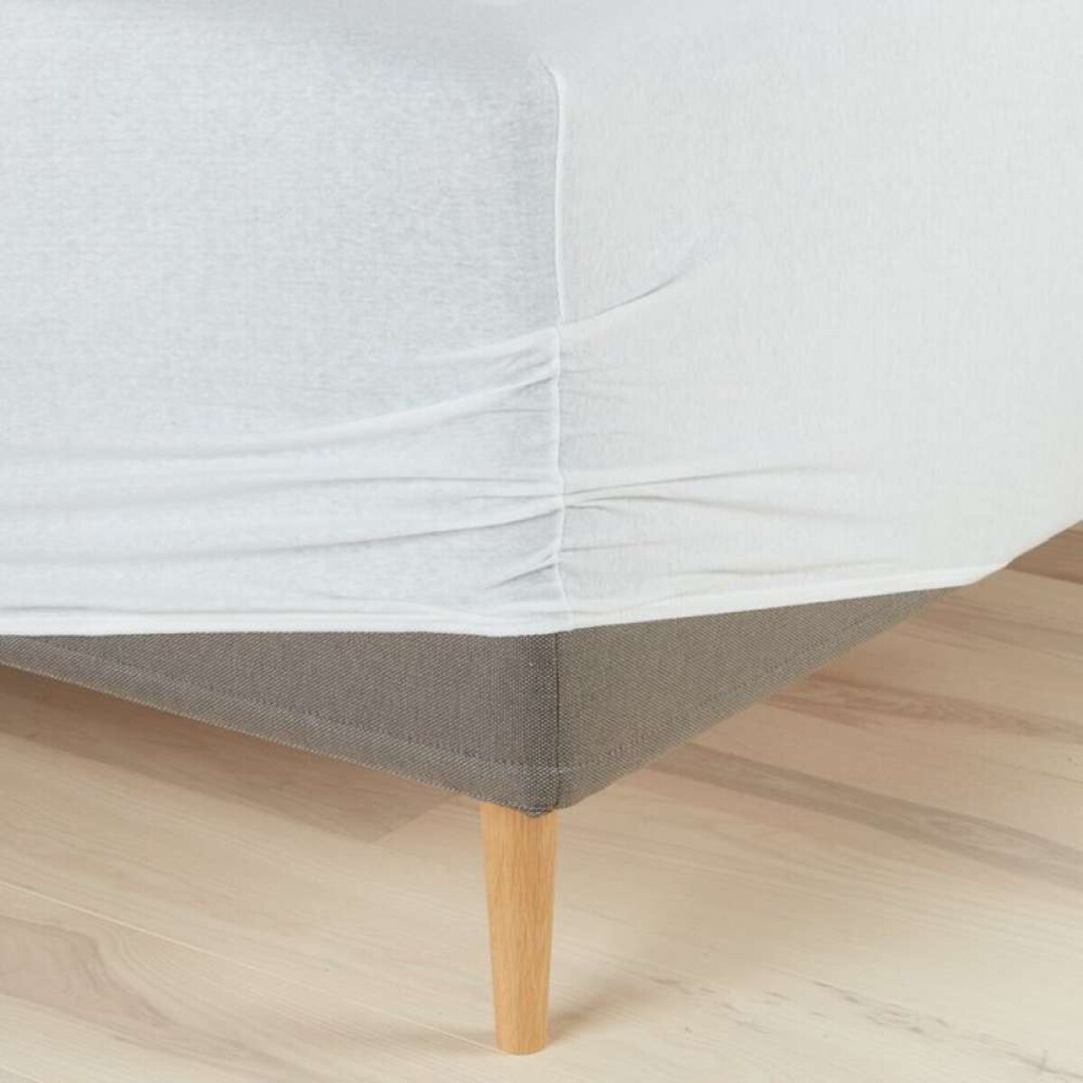 Sábana Bajera Jersey Jenny 140/150X200X35 - Blanco 