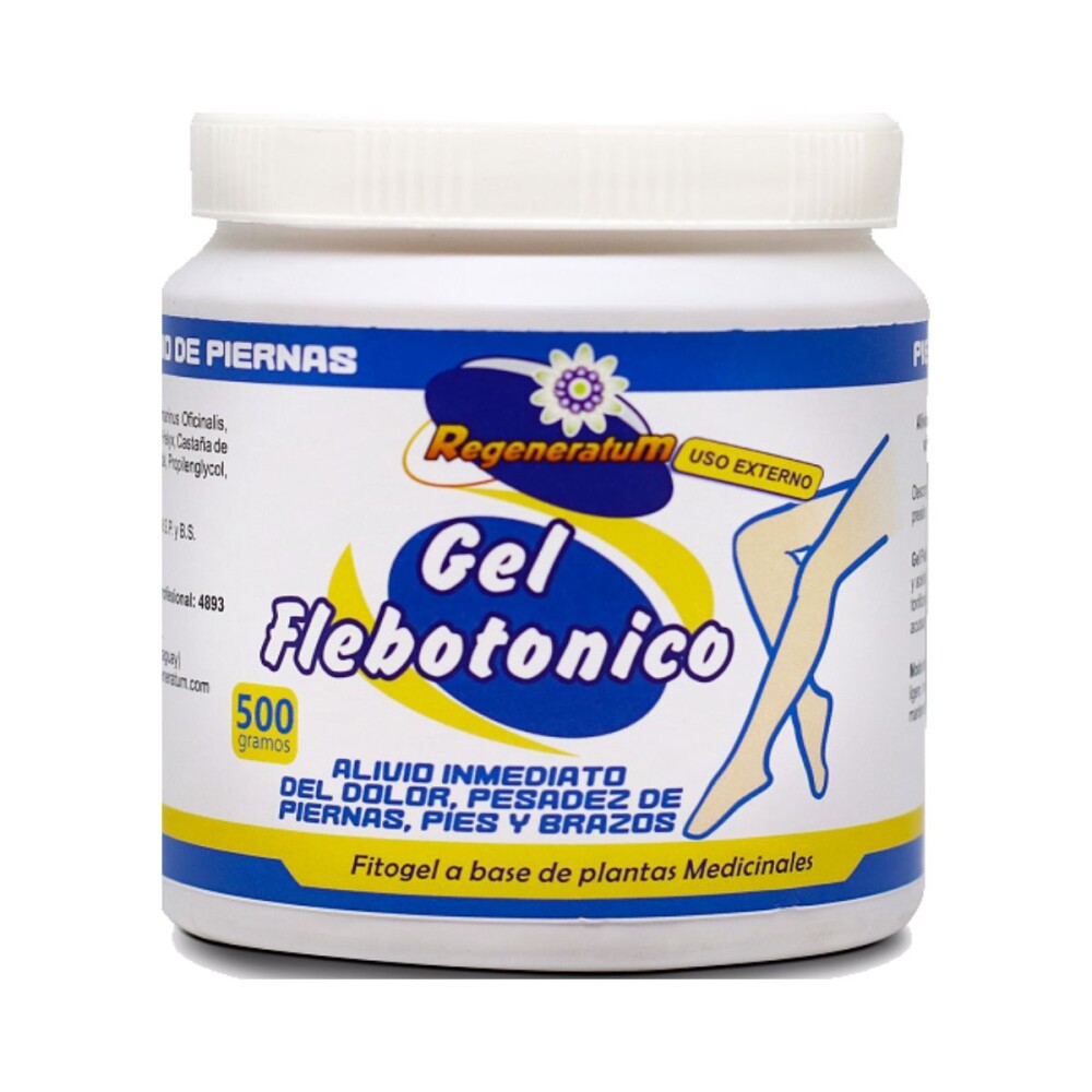 GEL FLEBOTONICO FRASCO X 500 GRAMOS única