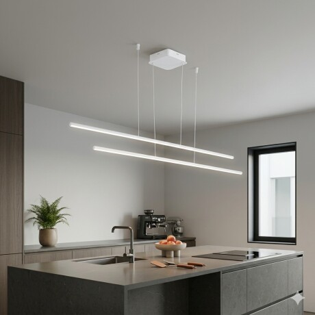 Colgante led lineal doble color blanco 36w Dimerizable Colgante led lineal doble color blanco 36w Dimerizable